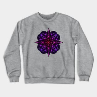 Star Mandala Gradient Pink-Purple Crewneck Sweatshirt